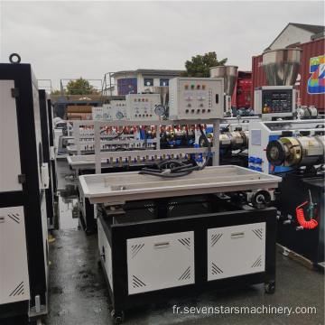 Machine de profils de fenêtre de plafond en PVC en plastique à grande vitesse